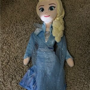 Blue and Cream Plush Doll